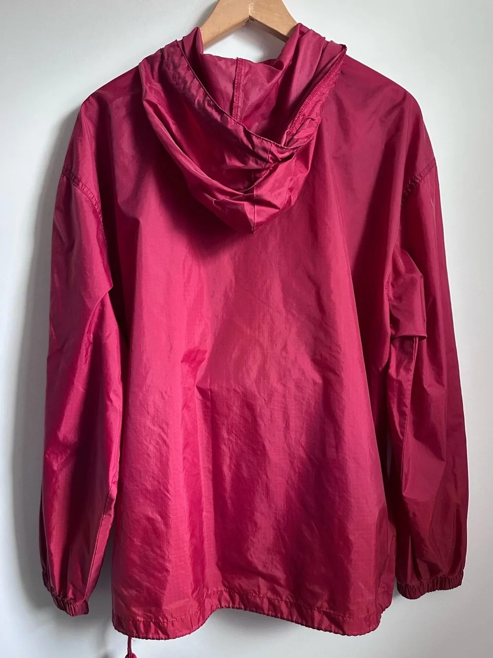 Vintage Nebraska Huskers Packable Hooded Pullover Windbreaker Jacket L